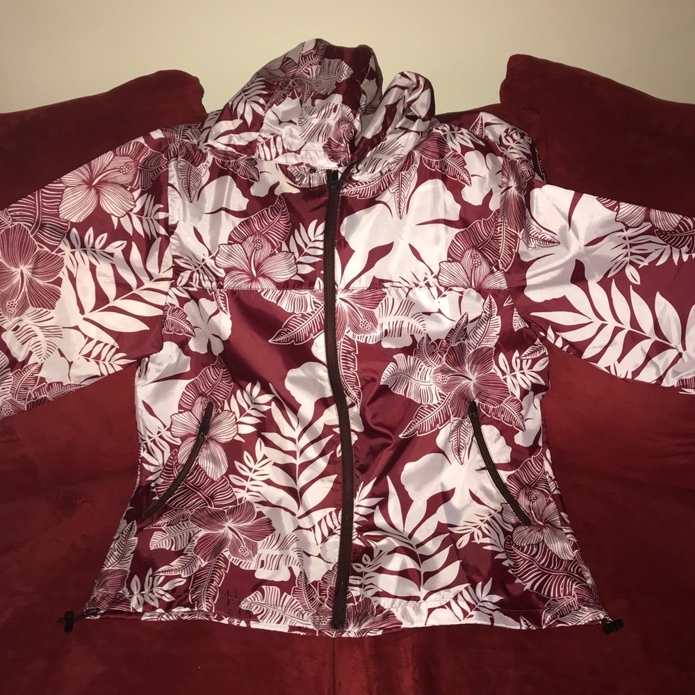 Wind breaker floral jackets